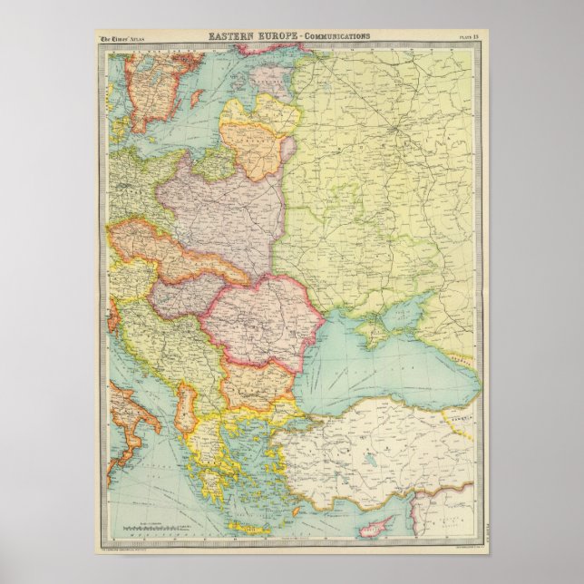 Póster comunicaciones de Europa del Este (Frente)