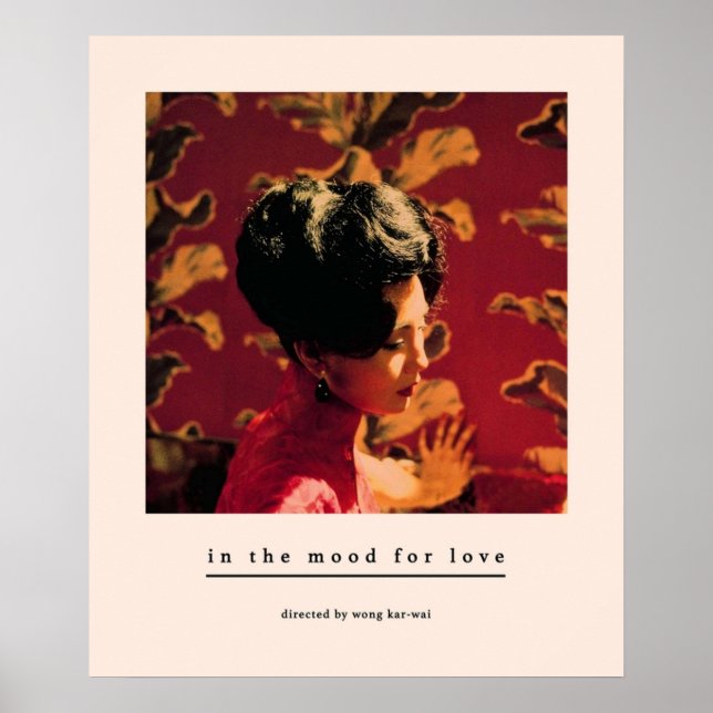 Póster Con ánimo de amar a Wong Karwai Tony Leung Maggie (Frente)