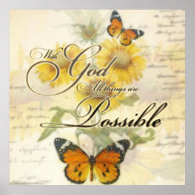 Con Dios girasoles y mariposa