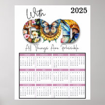 Con Dios todas las cosas son posibles Calendario 2
