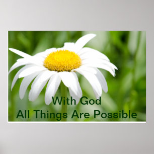 PÓSTER CON DIOS TODO ES POSIBLE