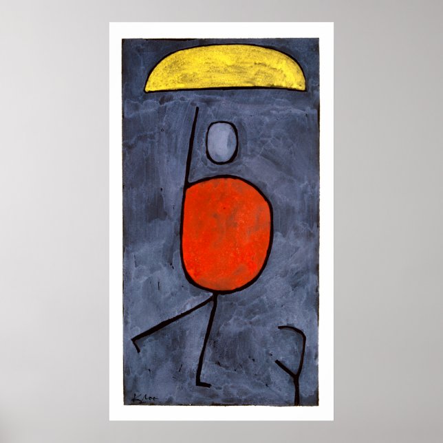 Póster Con el paraguas de Paul Klee (Frente)
