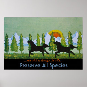 Póster Con el salvaje