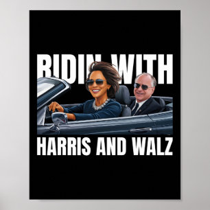 Póster Con Harris y WAlzheimer Presidente Kamala Harris