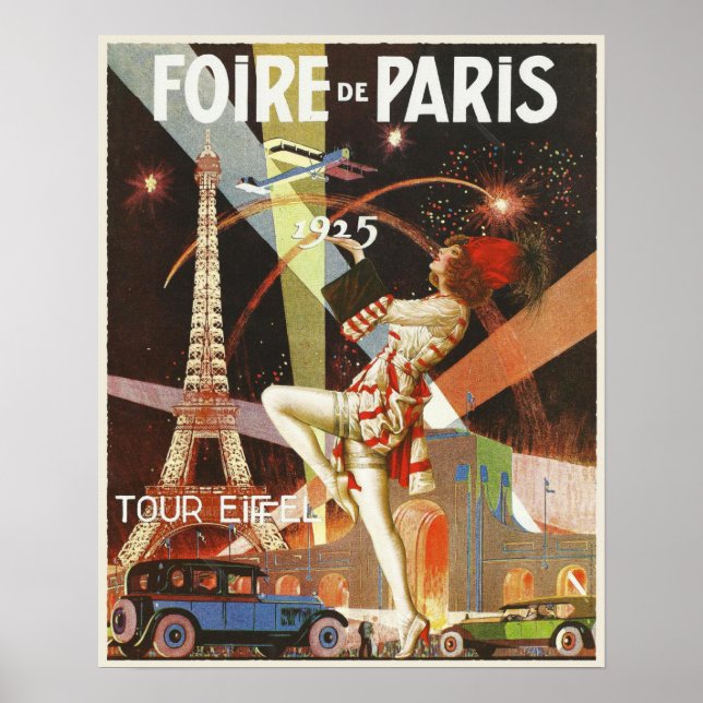 Poster con la impresión Art Decó de París de los a (Frente)