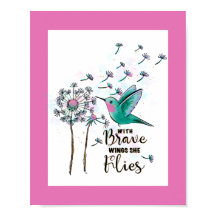 Con las alas valientes vuela Poster