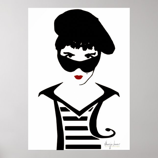 Póster Con M de Maruja (Frente)