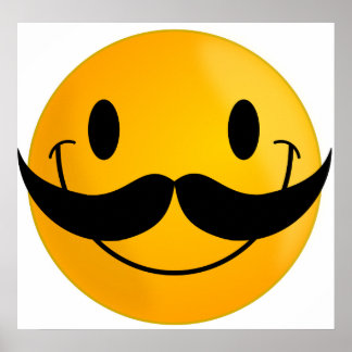 Póster con Mustache