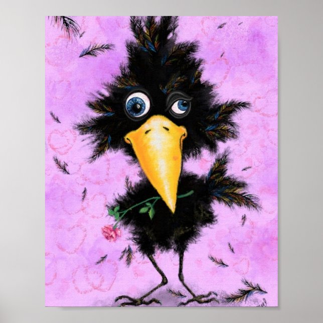 Póster con Pájaro Divertido (Frente)
