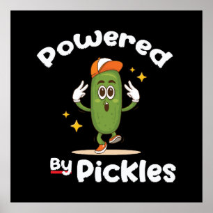 Póster Con Pickles Comida Encurtido Divertido