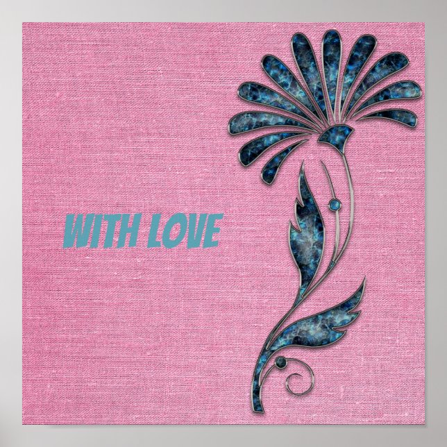 Póster Con poster de amor. (Frente)