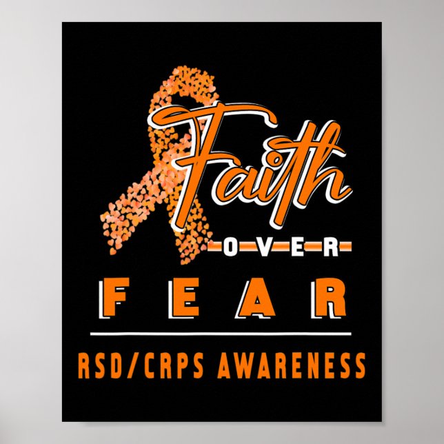Póster Con Rsdcrps La Fe De La Conciencia Siempre Supera  (Frente)