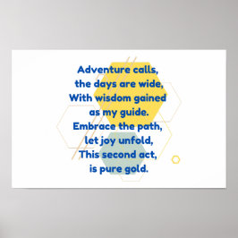 Póster Con Sabiduría Ganada