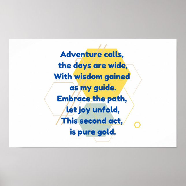 Póster Con Sabiduría Ganada (Frente)