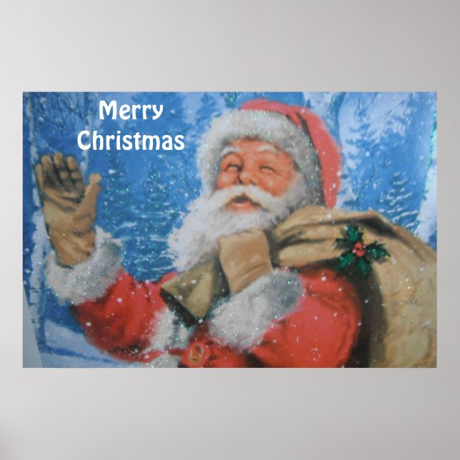Póster con Santa (Frente)