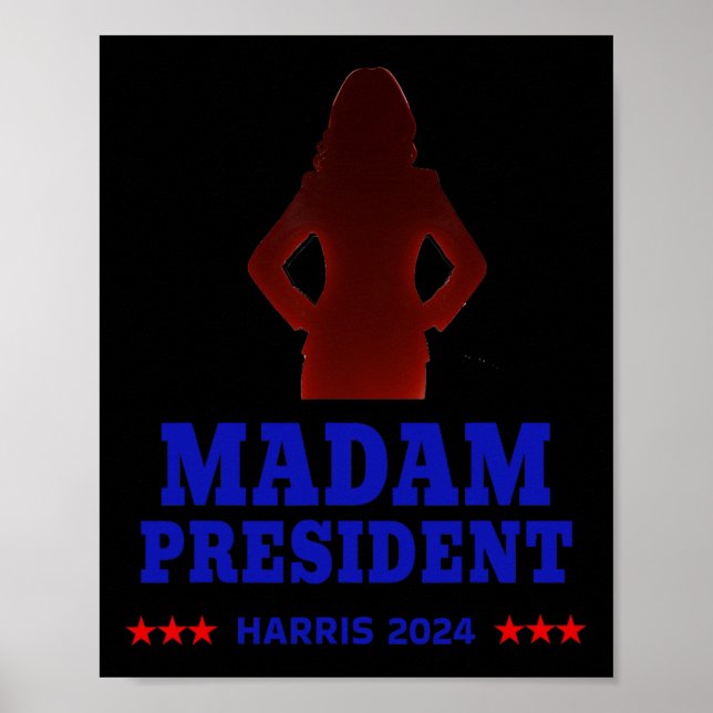 Póster Con Su Señora Presidenta Vote Kamala Harris 2024 R (Frente)