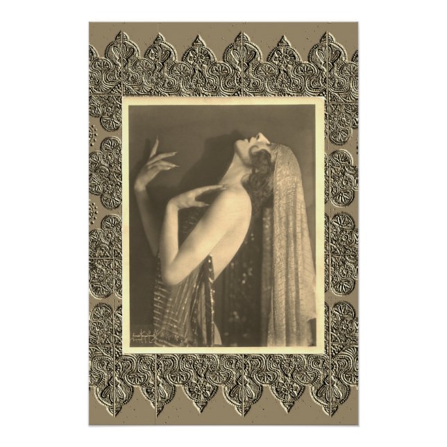 Poster con Vintage Dancer (Anverso)