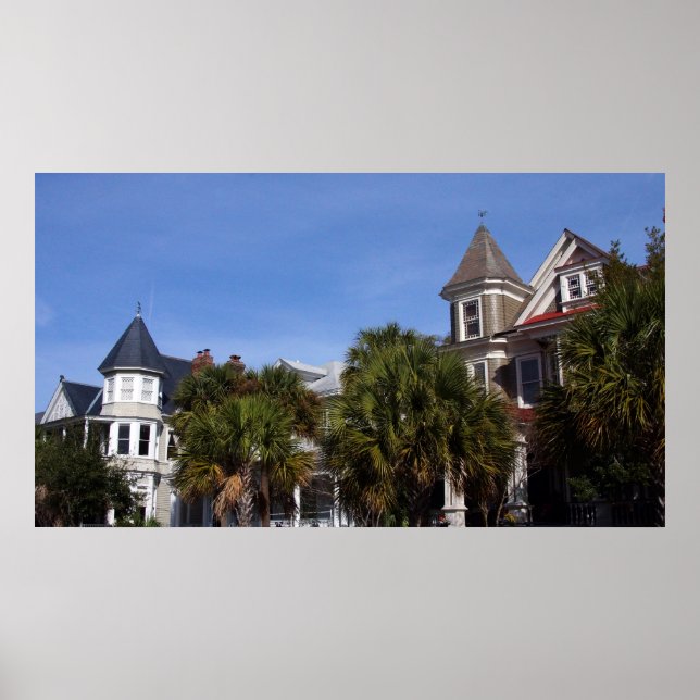 Póster Con vistas al parque Cannon, Charleston SC (Frente)