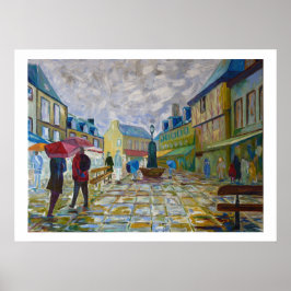 Póster Concarneau en Bretagne