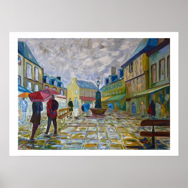 Póster Concarneau en Bretagne (Frente)