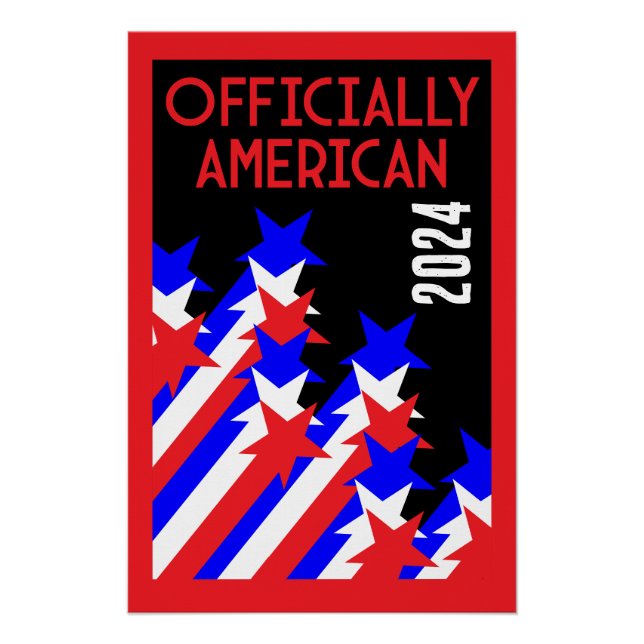 Póster Conceden ciudadanía estadounidense (Anverso)