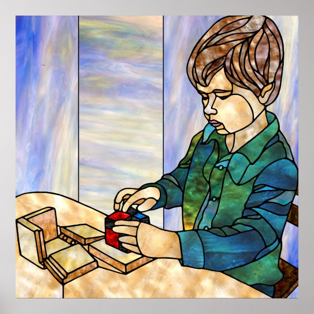 Póster Concentración con el cubo binomial (Frente)