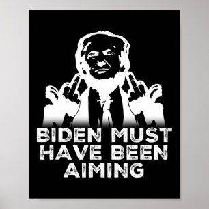 Póster Concentración de Trump en Meme Butler Pennsylvania