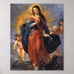 Póster Concepción inmaculada - Peter Paul Rubens