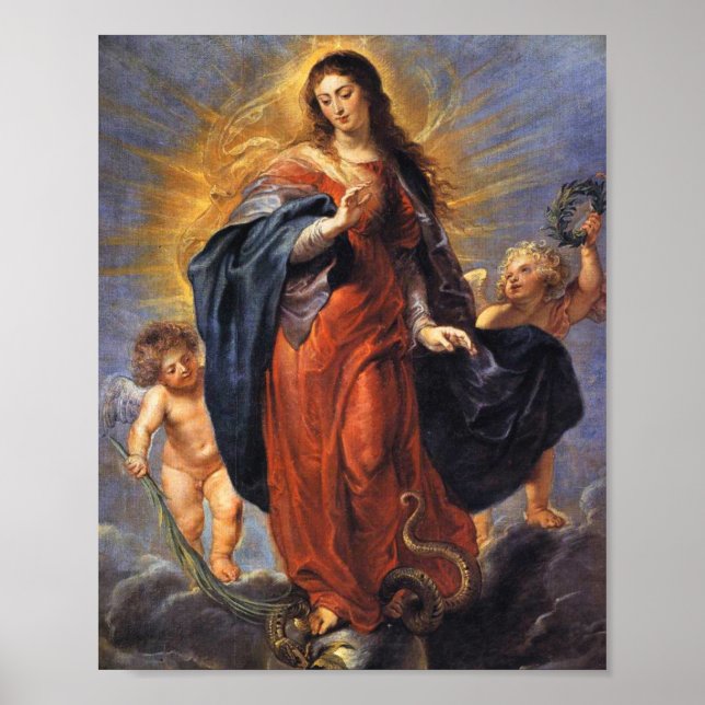 Póster Concepción inmaculada - Peter Paul Rubens (Frente)