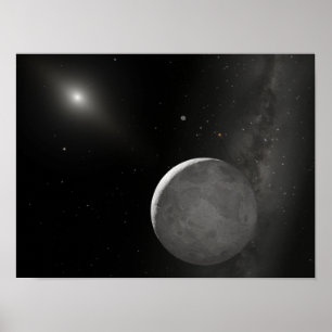 Póster Concepto artístico del objeto Kuiper Belt