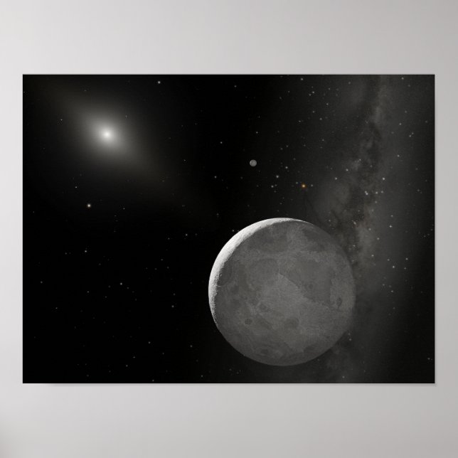 Póster Concepto artístico del objeto Kuiper Belt (Frente)