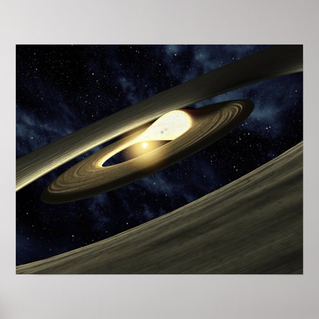 Póster Concepto de artista que muestra un montón de mater (Frente)