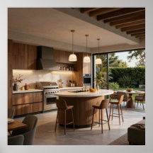 Concepto de cocina exterior Zen
