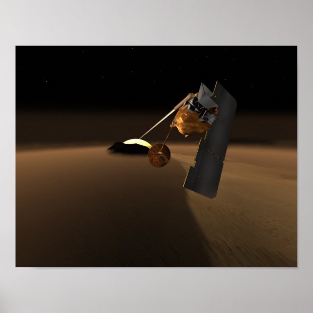 Póster Concepto de Marte Volcánico Emission Life Scout (Frente)