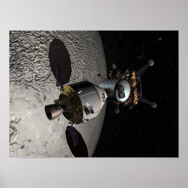 Póster Concepto del vehículo de exploración de la tripula (Frente)