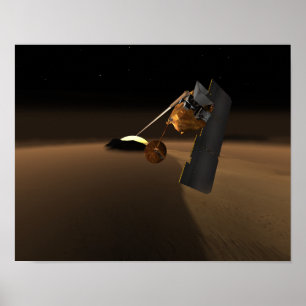 Póster Concepto para el explorador volcánico de la vida