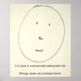 Póster Concerned Advocate Poster