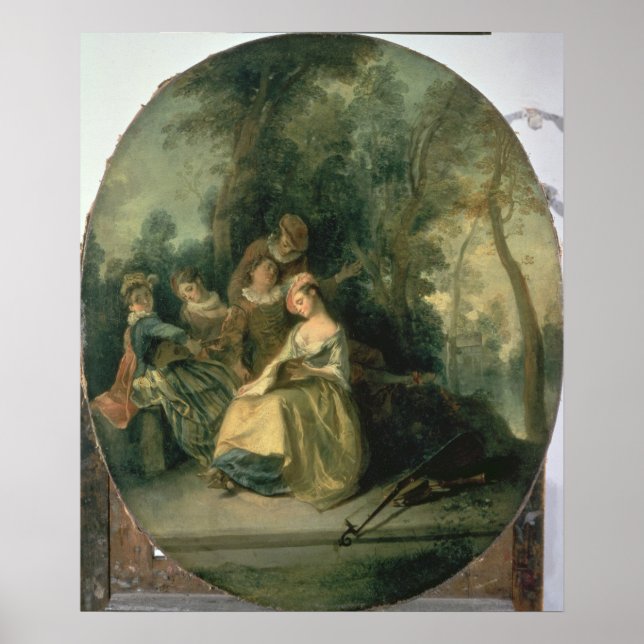 Póster Concert in the Park, 1725 (Frente)