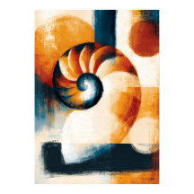 Concha en espiral de Uzumaki Japonesa Orgánica Mod