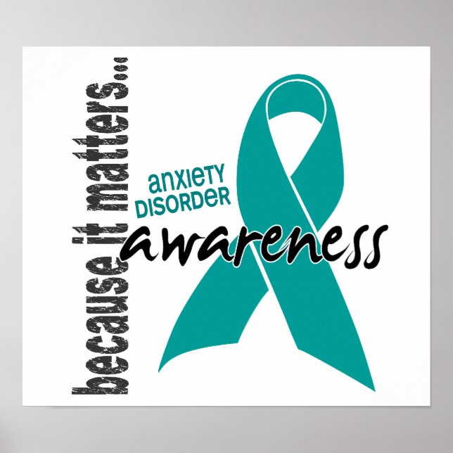 Póster Conciencia 1 Trastorno de ansiedad (Frente)