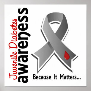 Póster Conciencia 5 de la diabetes juvenil