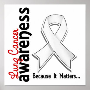 Póster Conciencia 5 del cáncer de pulmón