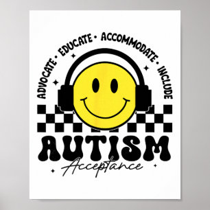 Póster Conciencia Aceptación del Autismo Educación Especi