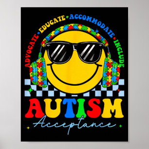 Póster Conciencia aceptación sonrisa cara maestro hombres