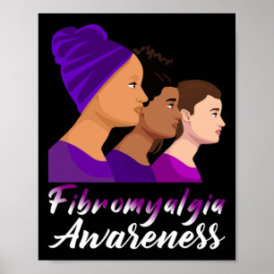 Póster Conciencia Apoyo a las mujeres moradas 1