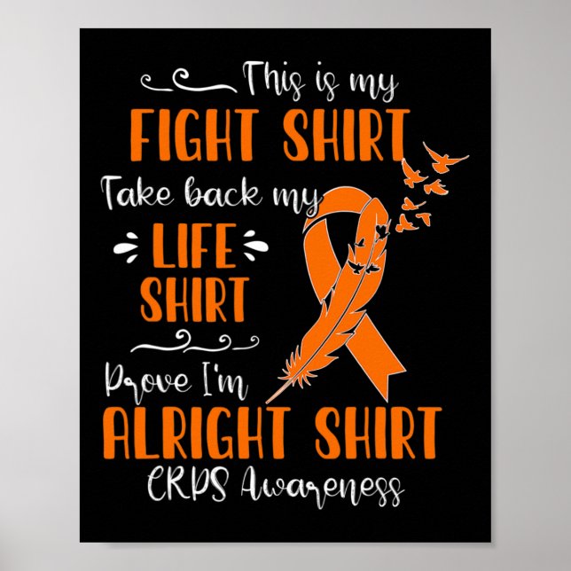 Póster Conciencia de Crps Mi lucha  (Frente)