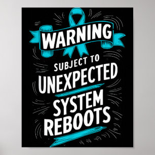 Póster Conciencia de disautonomía Pots Reinicios inespera