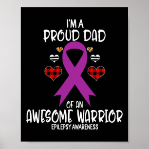 Póster Conciencia de Epilepsia Soy un padre orgulloso de