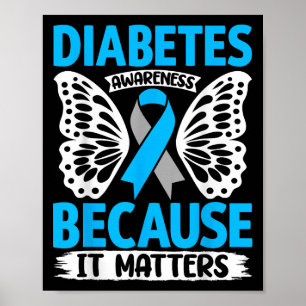 Póster Conciencia de la diabetes porque es