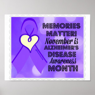 Póster Conciencia de la enfermedad de Alzheimer de la
